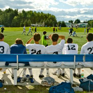 Middlebury College Soccer Team home bench