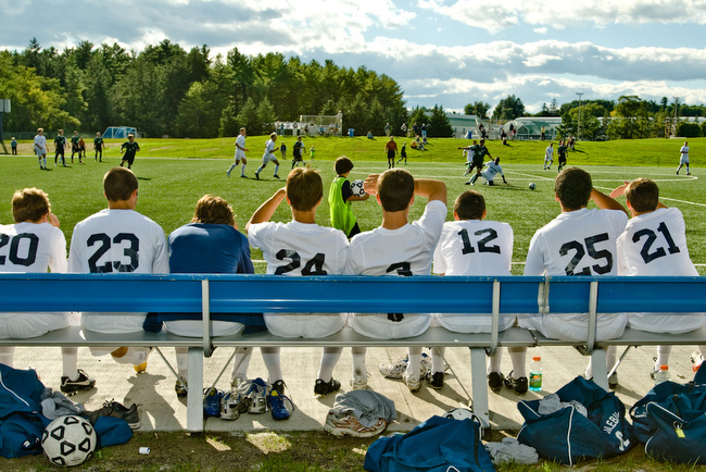 Middlebury College Soccer Team home bench